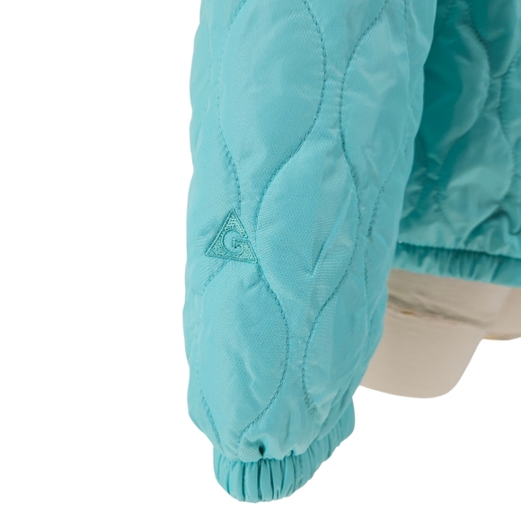 Gerry Quilted Puffer Jacket Blue Long Sleeve Full Zip Lightweight Coat XL - Picture 5 of 10